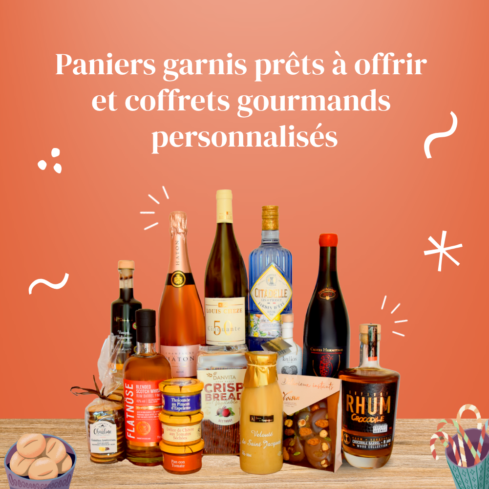 Paniers garnis et coffret cadeaux personnalisés