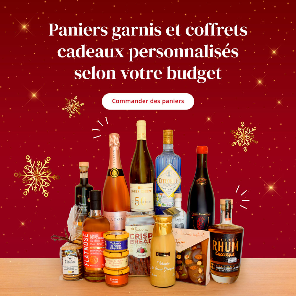 Paniers garnis et coffret cadeaux personnalisés